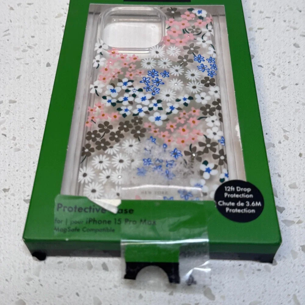 Kate Spade for iPhone 15 Pro Max Case Floral MagSafe Cover Ditzy Daisy